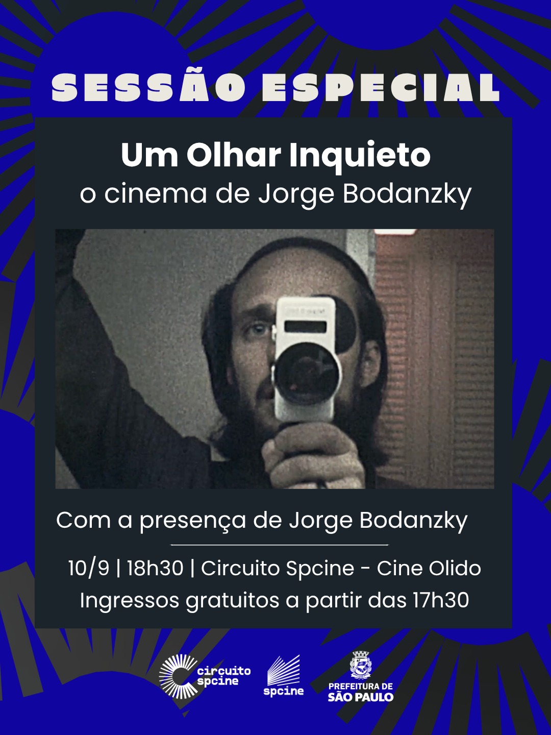 Um Olhar Inquieto: sessão com debate no Olido em 10 de setembro
